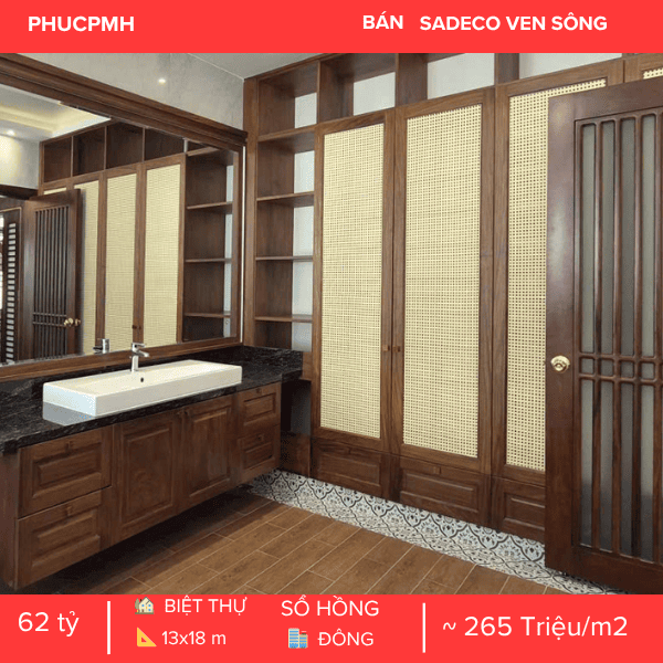 DINH THỰ ĐƠN LẬP BỀ THẾ – KHÔNG GIAN SỐNG XANH – TÂM ĐIỂM SADECO VEN SÔNG