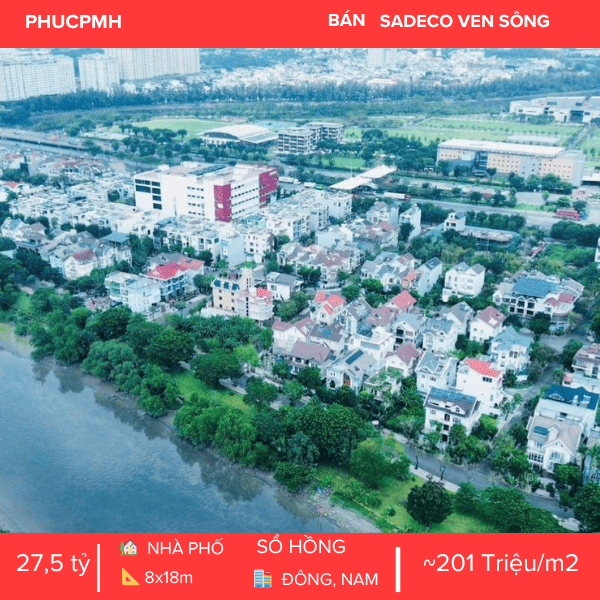 💎SIÊU PHẨM GÓC 2 MẶT TIỀN – VỊ TRÍ VÀNG ĐẮC ĐỊA – ĐẲNG CẤP SADECO VEN SÔNG