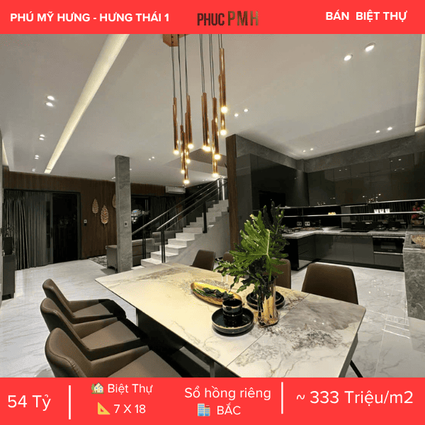 BIỆT THỰ GÓC HƯNG THÁI 1 – KHÔNG GIAN SỐNG THƯỢNG LƯU – FULL NỘI THẤT ĐẲNG CẤP