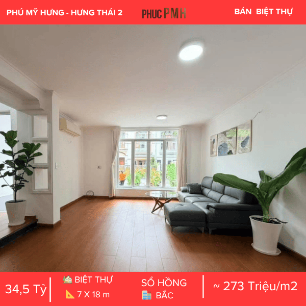 BIỆT THỰ VƯỜN COMPOUND HƯNG THÁI 2 – KHÔNG GIAN SỐNG XANH – AN NINH TUYỆT ĐỐI