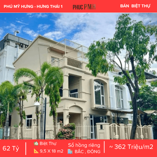 BIỆT THỰ HƯNG THÁI GÓC 2 MẶT TIỀN BÙI BẰNG ĐOÀN – VỊ TRÍ KINH DOANH ĐẮC ĐỊA – SỔ HỒNG RIÊNG