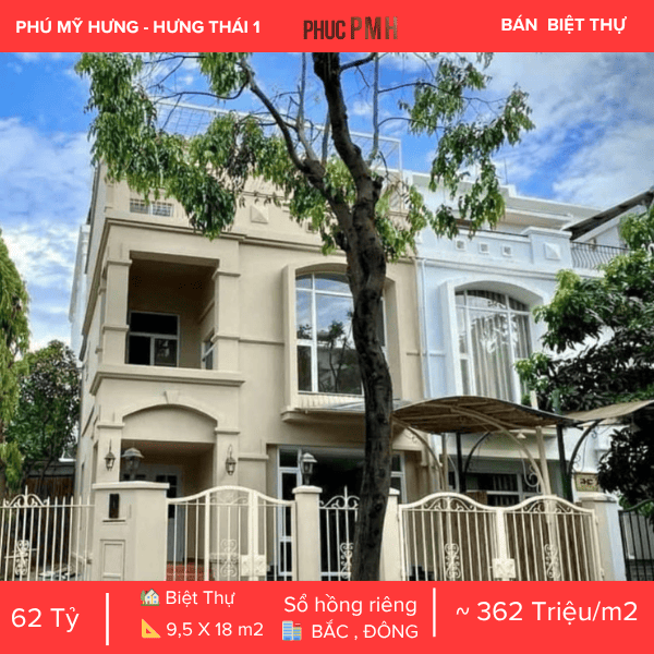 BIỆT THỰ HƯNG THÁI GÓC 2 MẶT TIỀN BÙI BẰNG ĐOÀN – VỊ TRÍ KINH DOANH ĐẮC ĐỊA – SỔ HỒNG RIÊNG