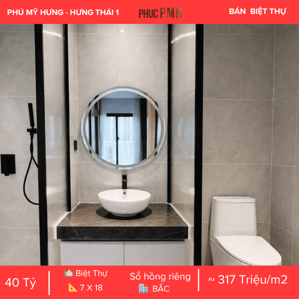VỊ TRÍ CHIẾN LƯỢC BIỆT THỰ HƯNG THÁI 1 PHÚ MỸ HƯNG – AN NINH KHÉP KÍN – TÂM ĐIỂM QUẬN 7