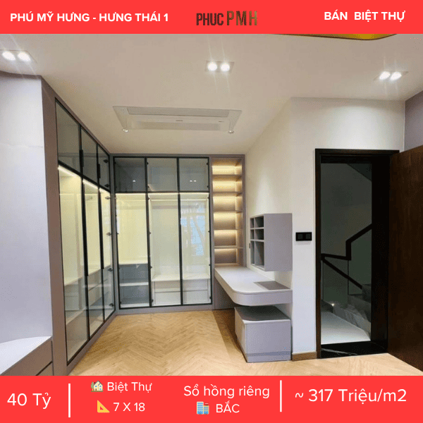 VỊ TRÍ CHIẾN LƯỢC BIỆT THỰ HƯNG THÁI 1 PHÚ MỸ HƯNG – AN NINH KHÉP KÍN – TÂM ĐIỂM QUẬN 7