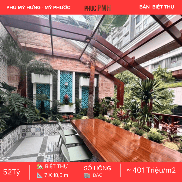 BIỆT THỰ CẢNH ĐỒI MỸ PHƯỚC PHÚ MỸ HƯNG – THIẾT KẾ CÓ HẦM & THANG MÁY – NỘI THẤT LUXURY ĐẲNG CẤP