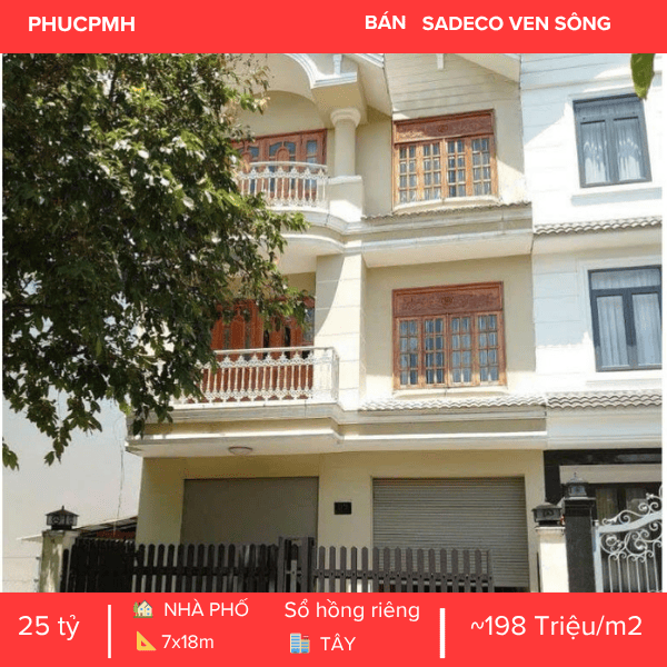 🏡  BIỆT THỰ VIEW CÔNG VIÊN ĐẲNG CẤP – KDC SADECO VEN SÔNG – TÂM ĐIỂM KẾT NỐI QUẬN 7