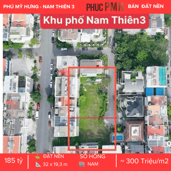 SIÊU PHẨM ĐẤT NỀN DIỆN TÍCH KHỦNG – MẶT TIỀN 32M SIÊU HIẾM – TÂM ĐIỂM PHÚ MỸ HƯNG