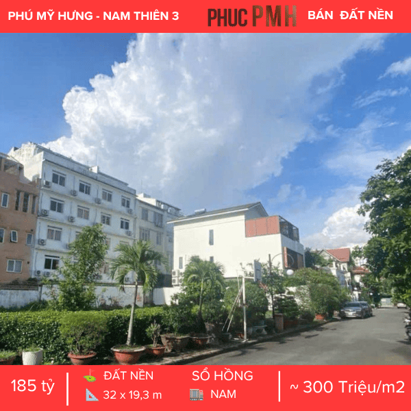 SIÊU PHẨM ĐẤT NỀN DIỆN TÍCH KHỦNG – MẶT TIỀN 32M SIÊU HIẾM – TÂM ĐIỂM PHÚ MỸ HƯNG