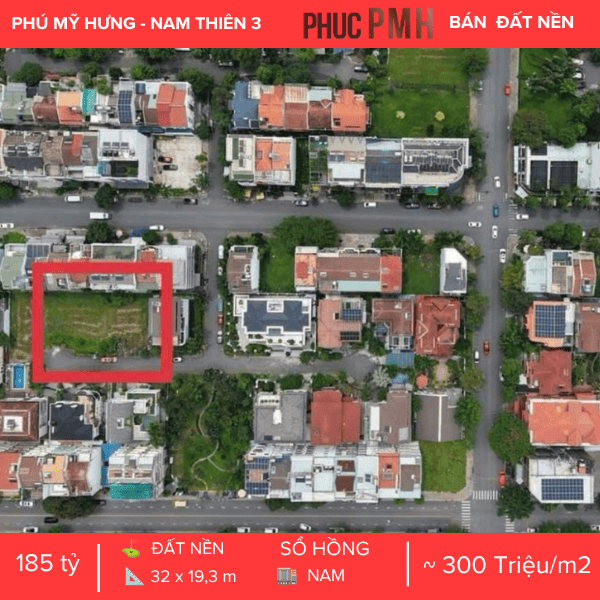 SIÊU PHẨM ĐẤT NỀN DIỆN TÍCH KHỦNG – MẶT TIỀN 32M SIÊU HIẾM – TÂM ĐIỂM PHÚ MỸ HƯNG