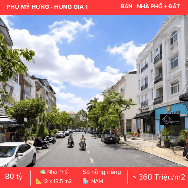 CẶP NHÀ & ĐẤT PHAN KHIÊM ÍCH – HƯNG GIA 1 – PHÚ MỸ HƯNG – QUỸ ĐẤT LỚN HIẾM CÓ