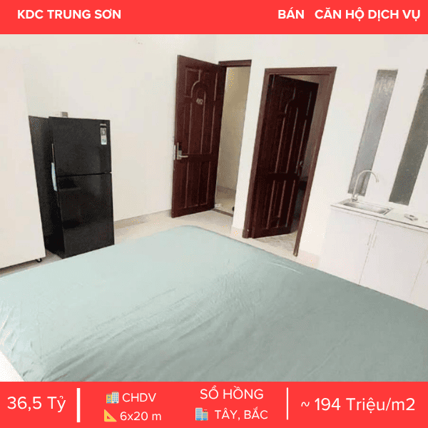 SIÊU PHẨM TÒA NHÀ CHDV CĂN GÓC KDC TRUNG SƠN – 34 PHÒNG RỘNG RÃI – DÒNG TIỀM NĂNG 200TR/THÁNG