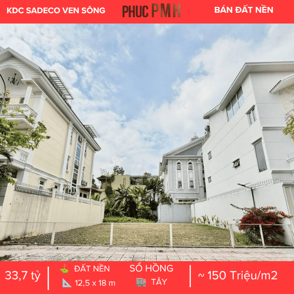 BÁN ĐẤT NỀN BIỆT THỰ ĐƠN LẬP MÃ LÔ S3 KHU DÂN CƯ SADECO VEN SÔNG QUẬN 7 – VỊ TRÍ ĐẮC ĐỊA ĐƯỜNG SỐ 3 – KHUÔN ĐẤT VÀNG NÂNG TẦM ĐẲNG CẤP