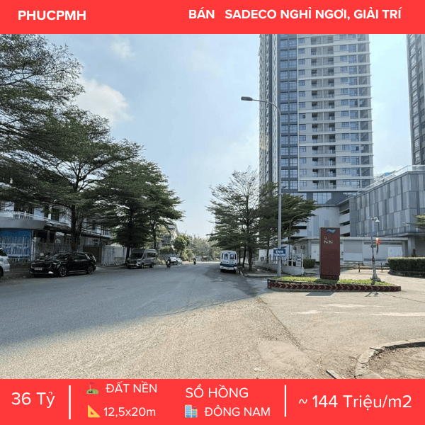 💎 SIÊU PHẨM ĐẤT NỀN BIỆT THỰ A48 – MẶT TIỀN TRỤC CHÍNH ĐƯỜNG SỐ 14 (20M) – KHU SADECO NGHỈ NGƠI GIẢI TRÍ