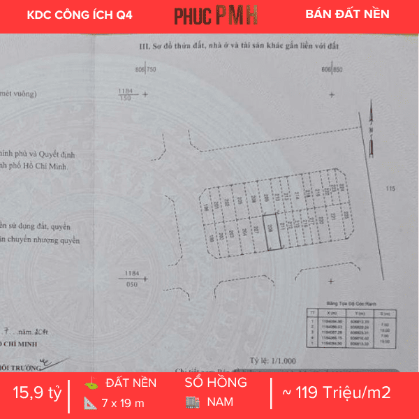 Bán Nhà Phố Số 41 Đường Số 3, KDC Công Ích Quận 4, P. Phú Mỹ, Quận 7. Diện Tích 4m x 18m (72m2)