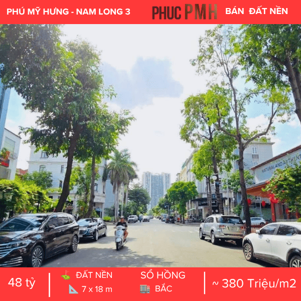 QUỸ ĐẤT VÀNG NAM LONG 3 – PHÚ MỸ HƯNG – TRỤC ĐƯỜNG PHẠM THÁI BƯỜNG – TIỀM NĂNG XÂY DỰNG CAO
