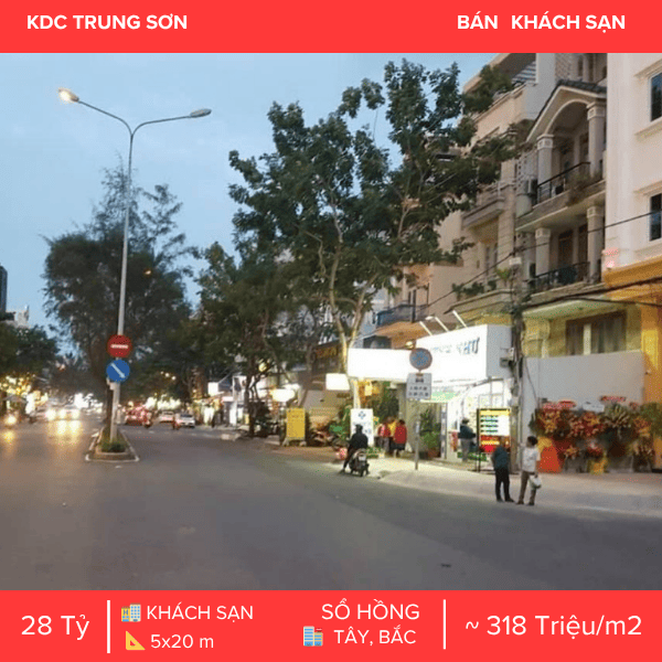 SIÊU PHẨM KHÁCH SẠN CĂN GÓC KDC TRUNG SƠN – 24 PHÒNG KINH DOANH ĐẮC LỢI – ĐỐI DIỆN BỆNH VIỆN NAM SÀI GÒN
