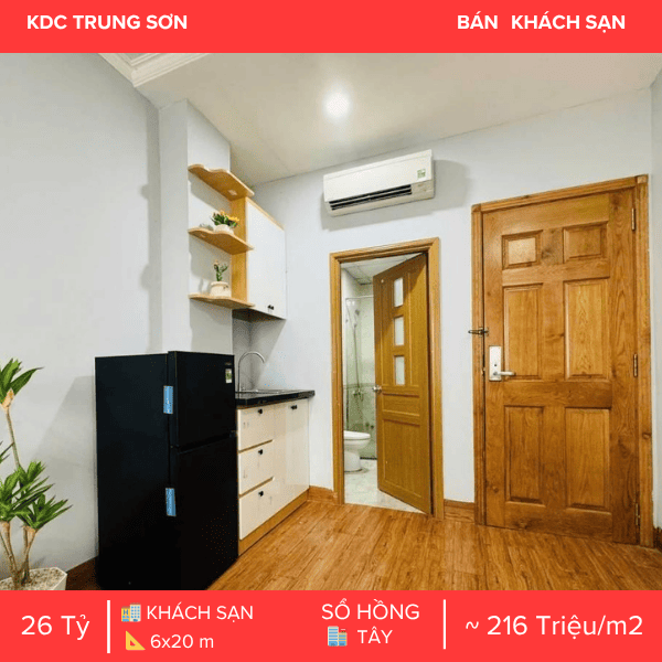  KHÁCH SẠN 21 PHÒNG KDC TRUNG SƠN – KẾT CẤU HẦM & THANG MÁY – GIÁ CHỐT CỰC TỐT TRỤC ĐƯỜNG SỐ 7