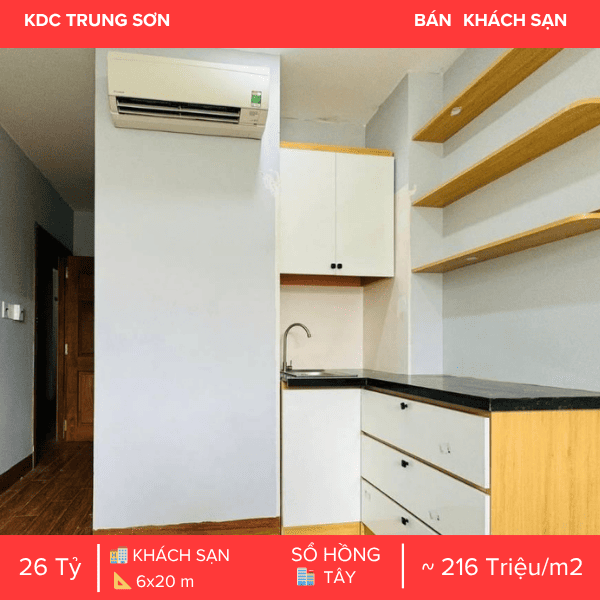  KHÁCH SẠN 21 PHÒNG KDC TRUNG SƠN – KẾT CẤU HẦM & THANG MÁY – GIÁ CHỐT CỰC TỐT TRỤC ĐƯỜNG SỐ 7