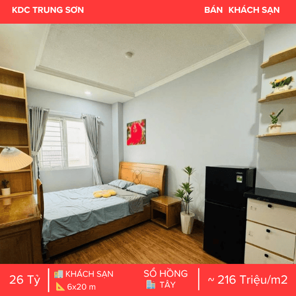  KHÁCH SẠN 21 PHÒNG KDC TRUNG SƠN – KẾT CẤU HẦM & THANG MÁY – GIÁ CHỐT CỰC TỐT TRỤC ĐƯỜNG SỐ 7