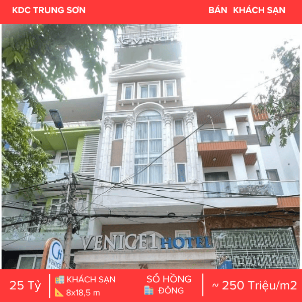 KHÁCH SẠN 18 PHÒNG CAO CẤP KDC TRUNG SƠN – KẾT CẤU HẦM & THANG MÁY – VỊ TRÍ VÀNG TRÊN TRỤC ĐƯỜNG SỐ 7