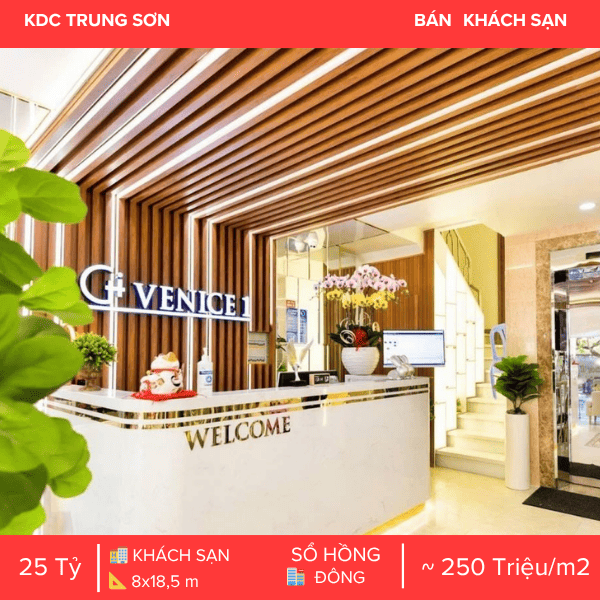 KHÁCH SẠN 18 PHÒNG CAO CẤP KDC TRUNG SƠN – KẾT CẤU HẦM & THANG MÁY – VỊ TRÍ VÀNG TRÊN TRỤC ĐƯỜNG SỐ 7