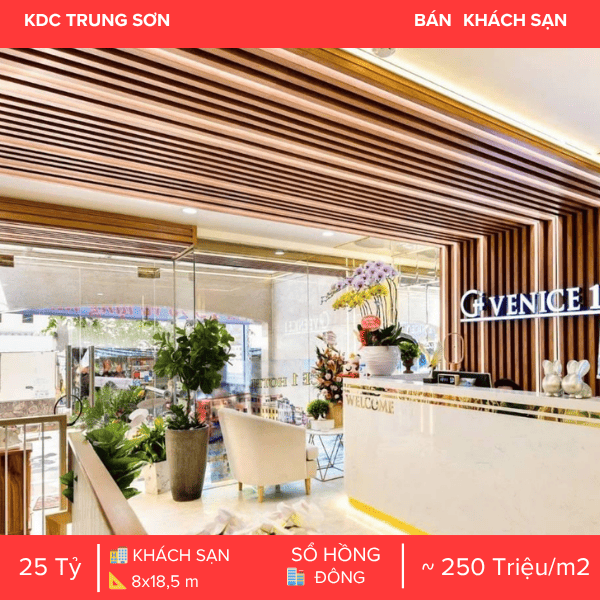 KHÁCH SẠN 18 PHÒNG CAO CẤP KDC TRUNG SƠN – KẾT CẤU HẦM & THANG MÁY – VỊ TRÍ VÀNG TRÊN TRỤC ĐƯỜNG SỐ 7