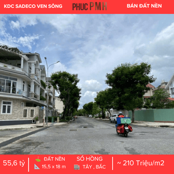 VỊ VỚI GÓC ĐỘC BẢN R1 – HAI MẶT TIỀN LỘ GIỚI 20M – TRÁI TIM SADECO VEN SÔNG