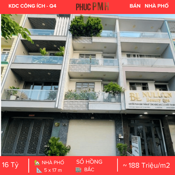 Bán Nhà Phố Đang Có Dòng Tiền Ổn Định Số 25 Đường 1A, KDC Công Ích Quận 4, P. Phú Mỹ, Quận 7 - Diện Tích 5x17m Vuông Vức