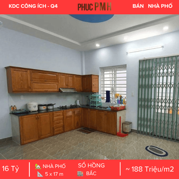Bán Nhà Phố Đang Có Dòng Tiền Ổn Định Số 25 Đường 1A, KDC Công Ích Quận 4, P. Phú Mỹ, Quận 7 - Diện Tích 5x17m Vuông Vức