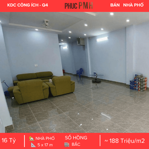 Bán Nhà Phố Đang Có Dòng Tiền Ổn Định Số 25 Đường 1A, KDC Công Ích Quận 4, P. Phú Mỹ, Quận 7 - Diện Tích 5x17m Vuông Vức