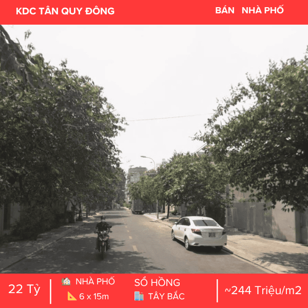 NHÀ MẶT TIỀN KDC TÂN QUY ĐÔNG QUẬN 7 – TIỀM NĂNG XÂY MỚI & KINH DOANH