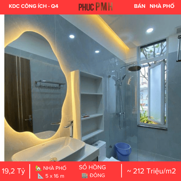 Vị trí đắc địa, tiện nghi vượt trội – Nhà phố số 29 Đường 1B (KDC Công ích Quận 4) hướng Đông vượng khí