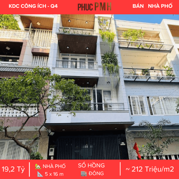 Vị trí đắc địa, tiện nghi vượt trội – Nhà phố số 29 Đường 1B (KDC Công ích Quận 4) hướng Đông vượng khí