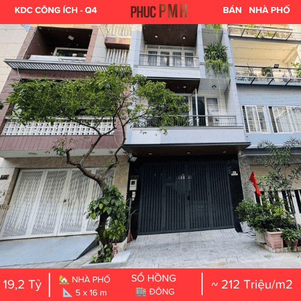 Vị trí đắc địa, tiện nghi vượt trội – Nhà phố số 29 Đường 1B (KDC Công ích Quận 4) hướng Đông vượng khí