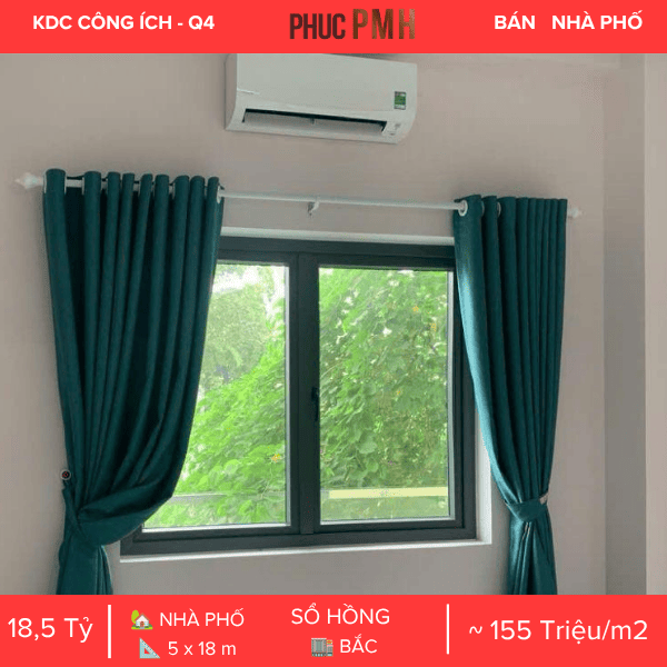 Nhà phố số 19 Đường 1A (KDC Công ích Quận 4), diện tích 90m², kết cấu trệt 3 lầu vững chãi, sổ hồng riêng công chứng ngay
