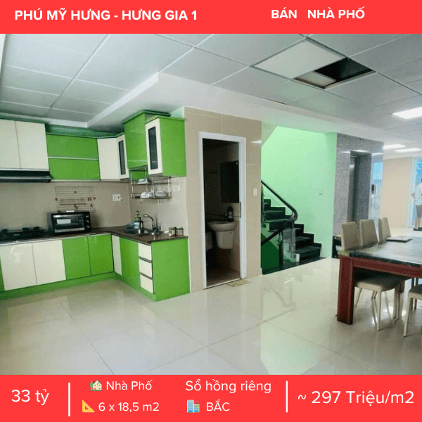 NHÀ PHỐ HƯNG GIA 1 – CÓ THANG MÁY – ĐANG CÓ HĐT 60 TRIỆU/THÁNG