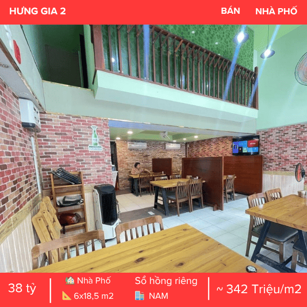 NHÀ PHỐ HƯNG GIA 2 – MẶT TIỀN PHAN KHIÊM ÍCH – TÂM ĐIỂM THƯƠNG MẠI PHÚ MỸ HƯNG
