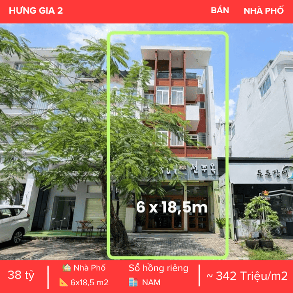 NHÀ PHỐ HƯNG GIA 2 – MẶT TIỀN PHAN KHIÊM ÍCH – TÂM ĐIỂM THƯƠNG MẠI PHÚ MỸ HƯNG