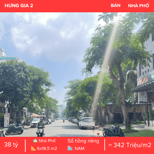 NHÀ PHỐ HƯNG GIA 2 – MẶT TIỀN PHAN KHIÊM ÍCH – TÂM ĐIỂM THƯƠNG MẠI PHÚ MỸ HƯNG