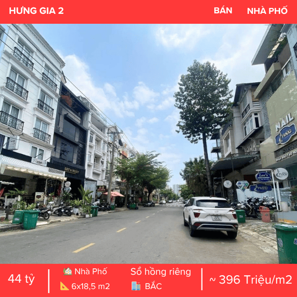 NHÀ PHỐ MẶT TIỀN HƯNG GIA 2 PHÚ MỸ HƯNG – ĐƯỜNG 20M – CÓ THANG MÁY – VỊ TRÍ KINH DOANH VÀNG