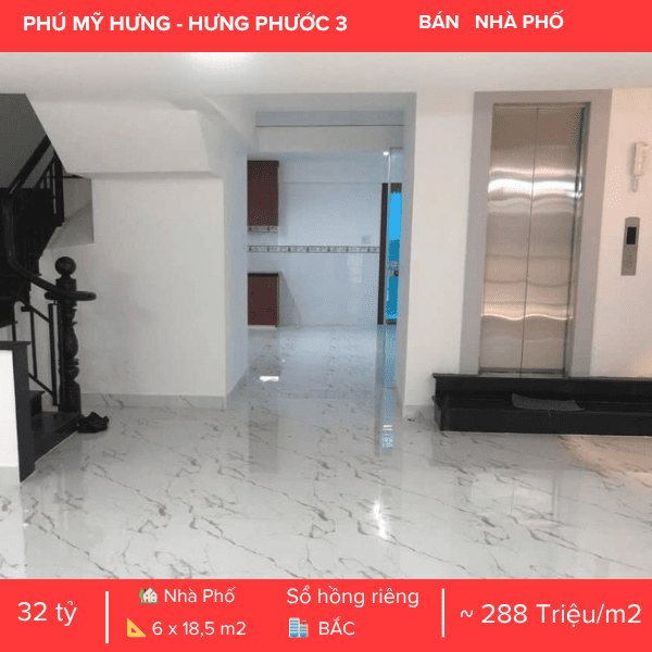 NHÀ PHỐ KINH DOANH HƯNG PHƯỚC 3 – TRUNG TÂM KHU HÀN QUỐC – CÓ THANG MÁY – GIÁ GIẢM SỐC