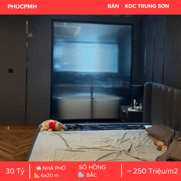 NHÀ PHỐ HIỆN ĐẠI KDC TRUNG SƠN – CÓ HẦM – FULL NỘI THẤT CAO CẤP – VÀO Ở NGAY