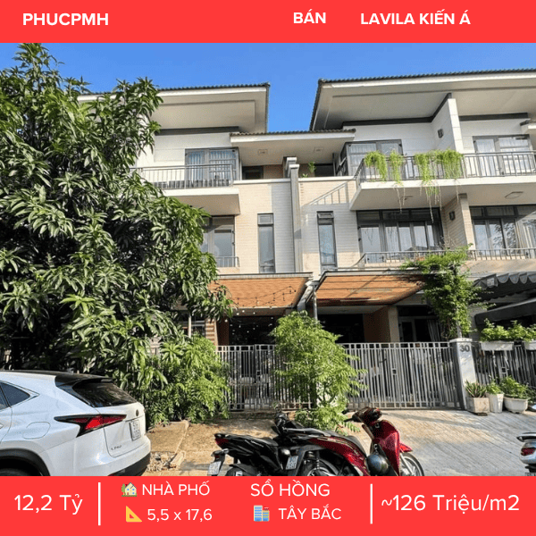 NHÀ PHỐ LAVILA KIẾN Á – VIEW TRỰC DIỆN CÔNG VIÊN – TẶNG FULL NỘI THẤT – KHÔNG GIAN SỐNG CHUẨN NGHỈ DƯỠNG