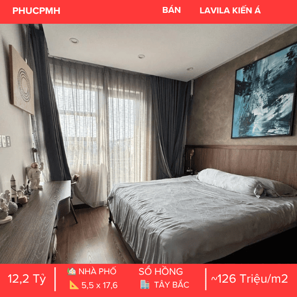 NHÀ PHỐ LAVILA KIẾN Á – VIEW TRỰC DIỆN CÔNG VIÊN – TẶNG FULL NỘI THẤT – KHÔNG GIAN SỐNG CHUẨN NGHỈ DƯỠNG