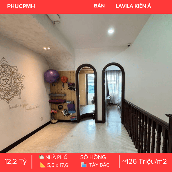 NHÀ PHỐ LAVILA KIẾN Á – VIEW TRỰC DIỆN CÔNG VIÊN – TẶNG FULL NỘI THẤT – KHÔNG GIAN SỐNG CHUẨN NGHỈ DƯỠNG