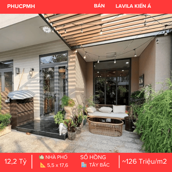 NHÀ PHỐ LAVILA KIẾN Á – VIEW TRỰC DIỆN CÔNG VIÊN – TẶNG FULL NỘI THẤT – KHÔNG GIAN SỐNG CHUẨN NGHỈ DƯỠNG