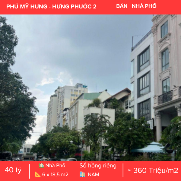 NHÀ PHỐ MẶT TIỀN HƯNG PHƯỚC 2 – MẶT TIỀN LÊ VĂN THIÊM – DÒNG TIỀN NGOẠI TỆ ỔN ĐỊNH