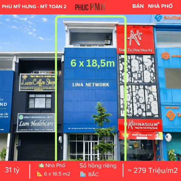 NHÀ PHỐ MẶT TIỀN NGUYỄN VĂN LINH – KHU MỸ TOÀN 2, PHÚ MỸ HƯNG – VỊ TRÍ KINH DOANH ĐẮC ĐỊA BẬC NHẤT