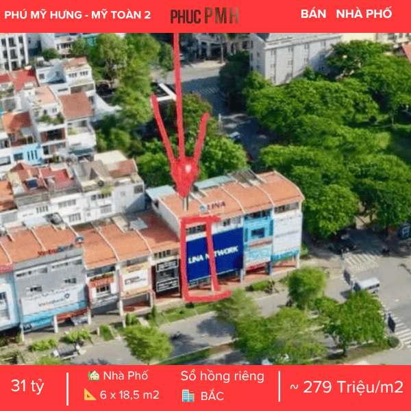 NHÀ PHỐ MẶT TIỀN NGUYỄN VĂN LINH – KHU MỸ TOÀN 2, PHÚ MỸ HƯNG – VỊ TRÍ KINH DOANH ĐẮC ĐỊA BẬC NHẤT
