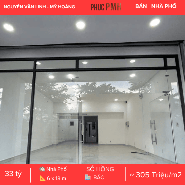 NHÀ PHỐ MẶT TIỀN ĐẠI LỘ NGUYỄN VĂN LINH – KHU MỸ HOÀNG – VỊ TRÍ KINH DOANH CHIẾN LƯỢC